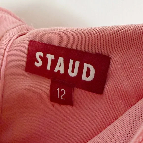 Staud Casey Dress Pink Strapless Sequin Gown Party Evening Maxi Sz 12 - Picture 9 of 11